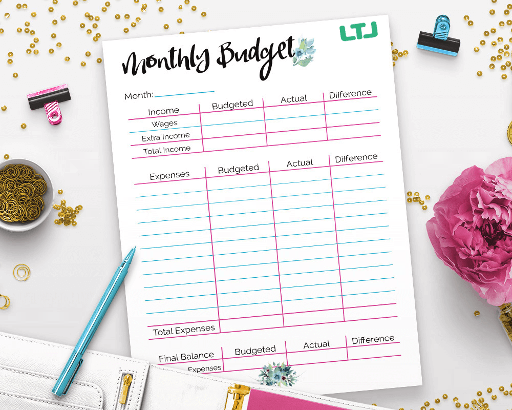 How To Make A Monthly Budget And Save Money 